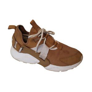 Nike Air Huarache City Sneakers Women Size 10 Gold Tan Casual Shoes AH6804 700